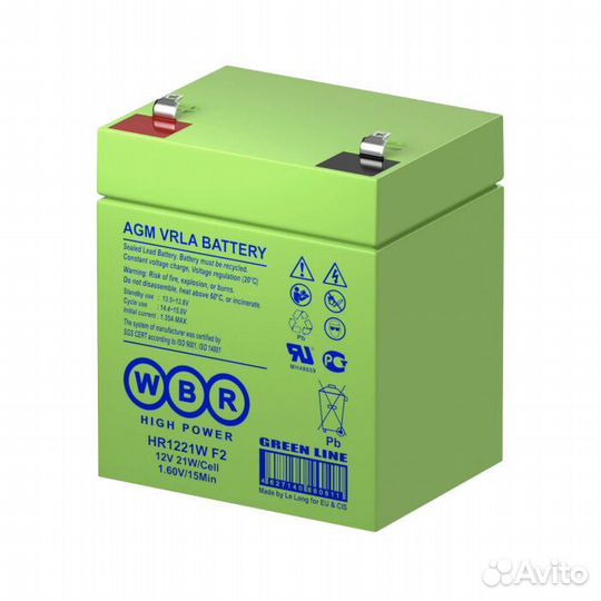 Аккумуляторная батарея WBR HR 1221W оптом