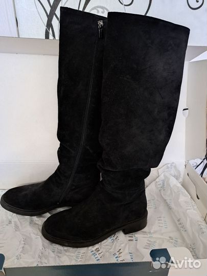 Зимние женские сапоги 38 натуральная кожа