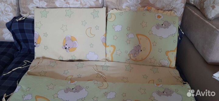 Бортики в детскую кроватку бу