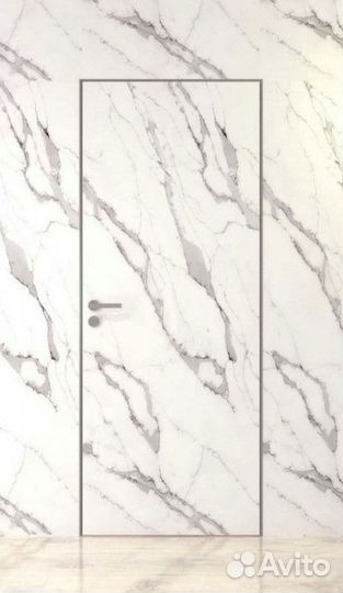 Скрытая дверь под покраску