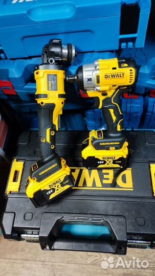 Набор Болгарка ушм + гайковёрт DeWalt