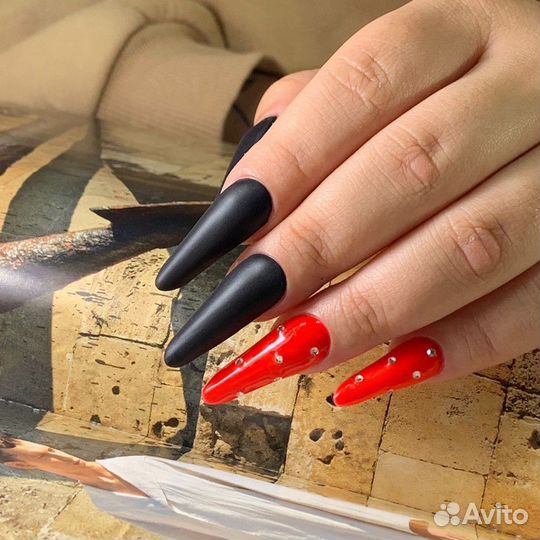 Наращивание ногтей на дому