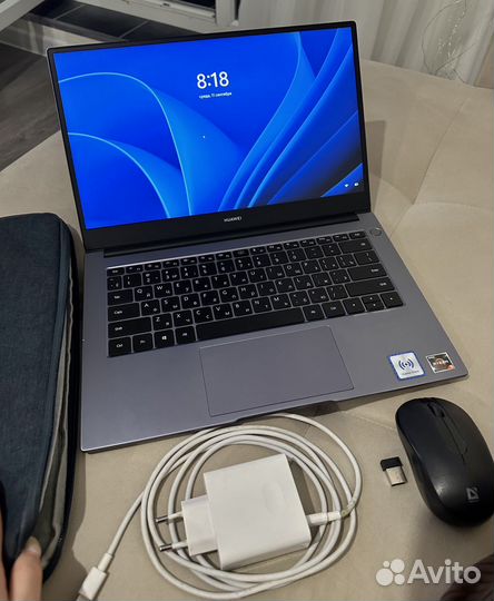 Ноутбук huawei matebook d 14