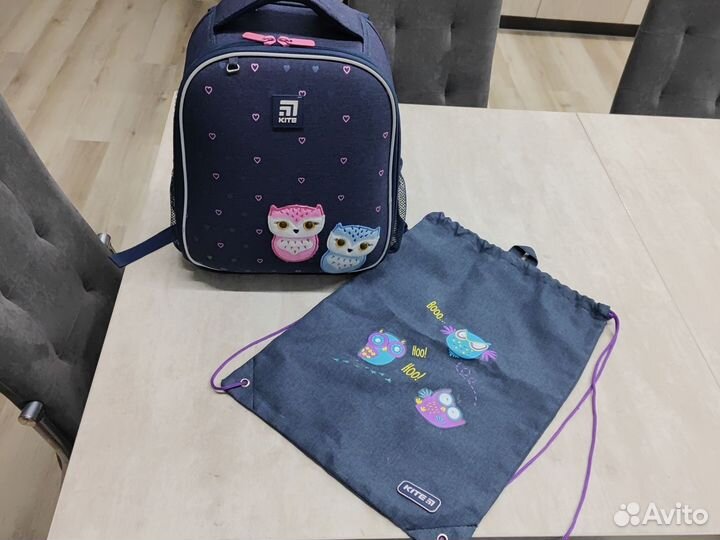 Школьный рюкзак и мешок