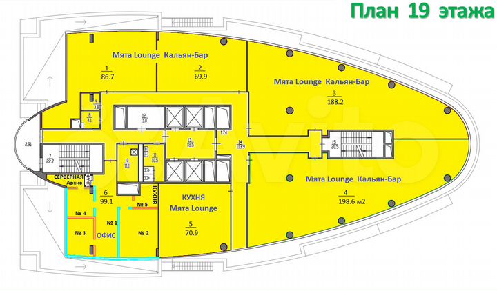 Свободного назначения, 86.7 м²