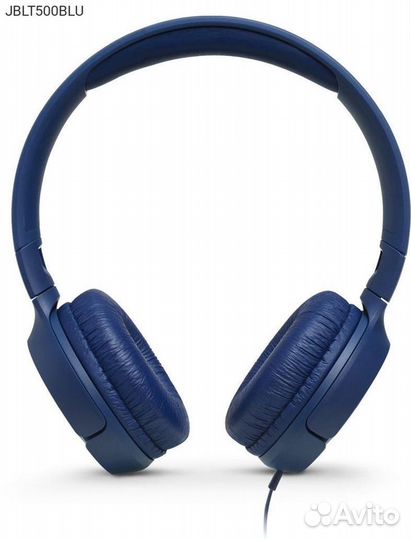 Jblt500BLU, Гарнитура JBL Tune 500 3.5 мм синий