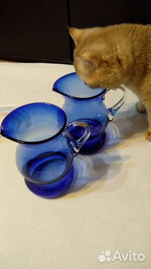 Кувшин цветное стекло ссср,конфетница СССР