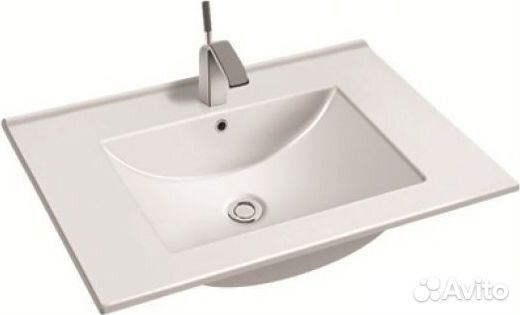 Тумба подвесная с раковиной Mirsant Next 60/2 см