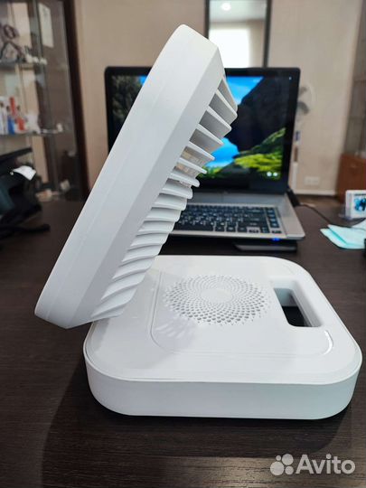 Портативный вентилятор+колонка+RGB-подсветка