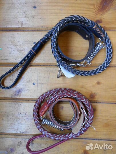 Короткий поводок с ошейником, водилка для собак