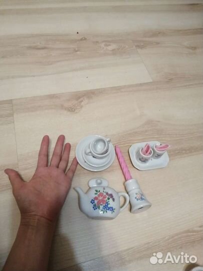 Кукольная посуда форфор