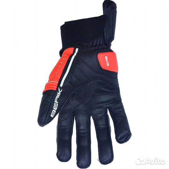Мотоперчатки Moto Leather Berik 2.0 185305 TX-2 Black Red