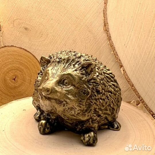 Бронзовая статуэтка Ёжик