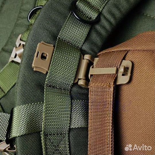 Карабины клипсы molle для жилетов рюкзаков зеленые