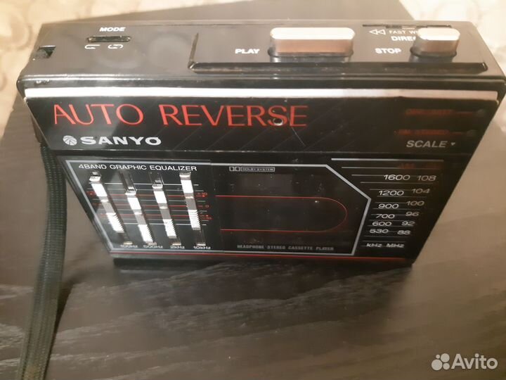 Кассетный плеер sanyo