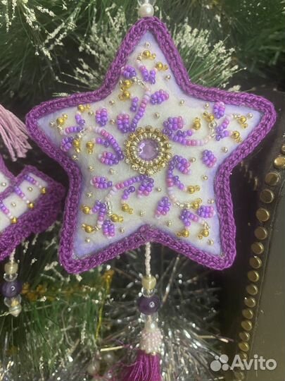 Игрушки елочные ручной работы