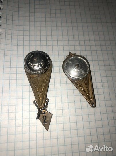 Два знака Парашютист Отличник