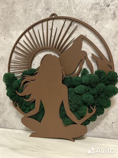 Панно с мхом 