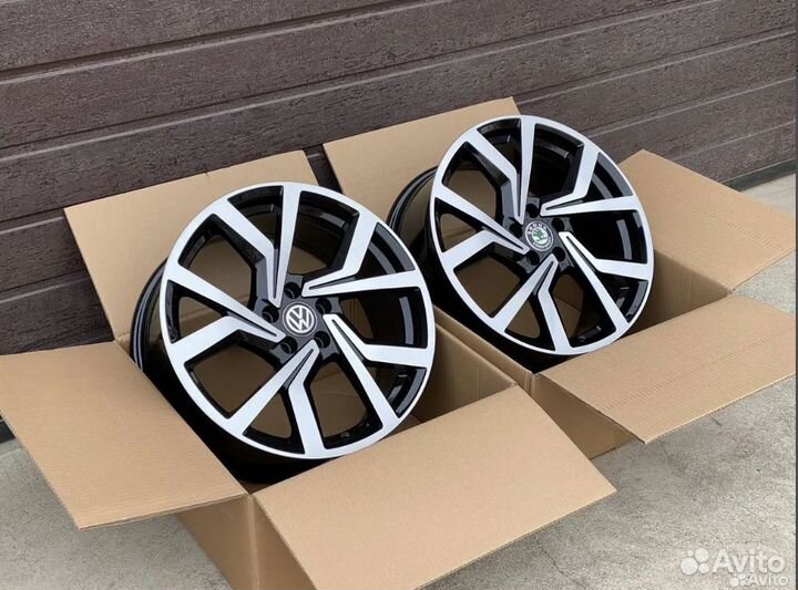 Volkswagen polo skoda rapid r17 5-100 новые диски