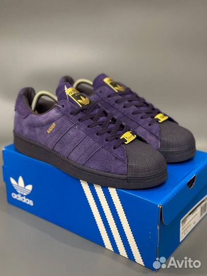 Кроссовки Adidas Superstar x Kader Sylla “Dark Pur