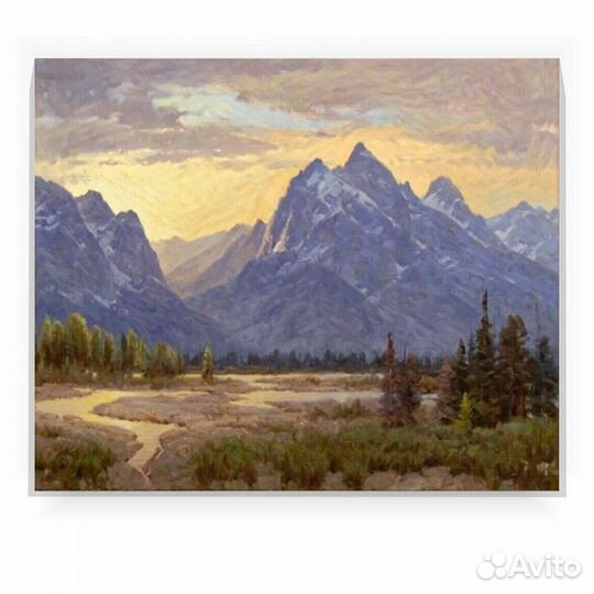 Картина-Величественные горы