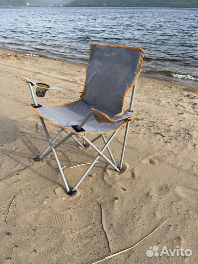 Стул складной 50x50x80 серый 100 кг