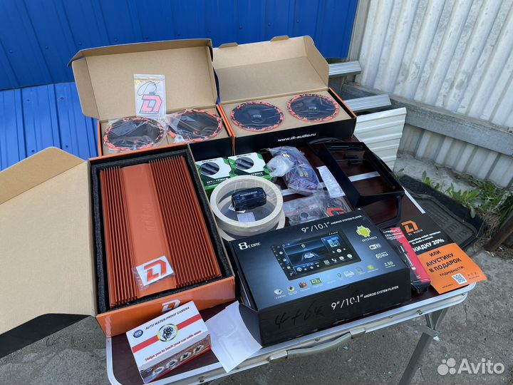 Установка автозвука 