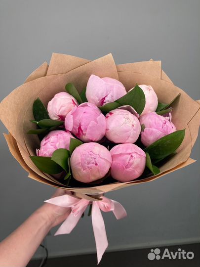 Пионы Букет пионов 7 11 15 19 21