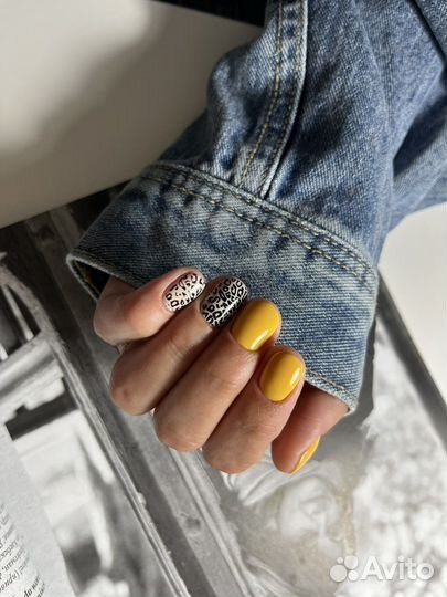 Маникюр укрепление гель лак