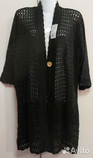 Кардиганы ажурные вязаные разные 50-56р и 56-58р