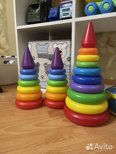 Пазл сортер Alatoys пирамидка