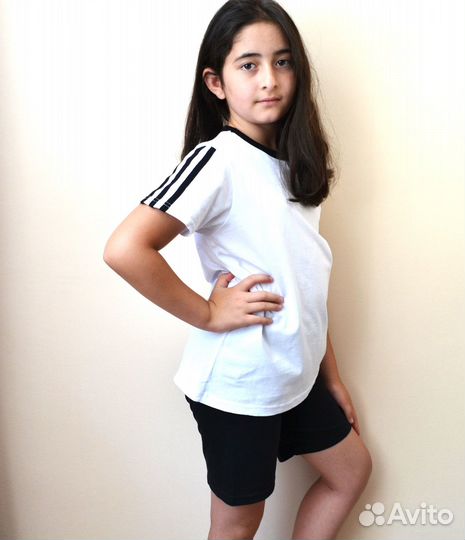 Костюм спортивный Футболка+шорты110-152 рост