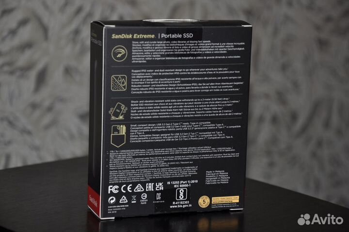 SanDisk Extreme 4TB Portable SSD V2 (новый)