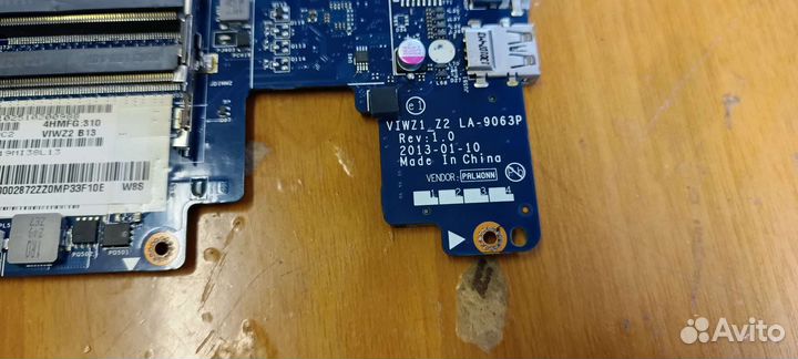 Материнская плата lenovo z500 с процессором