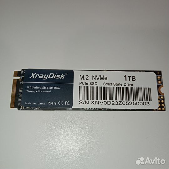 Новый SSD 1 Tб M2 NVMe PRO диск XrayDisk