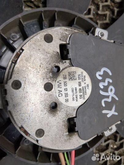 Вентилятор радиатора Skoda Octavia (A7), 2017