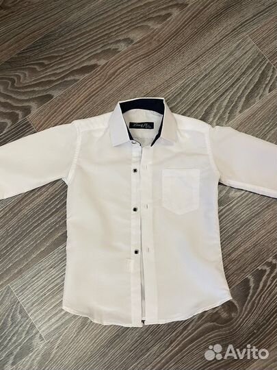 Рубашка белая детская новая