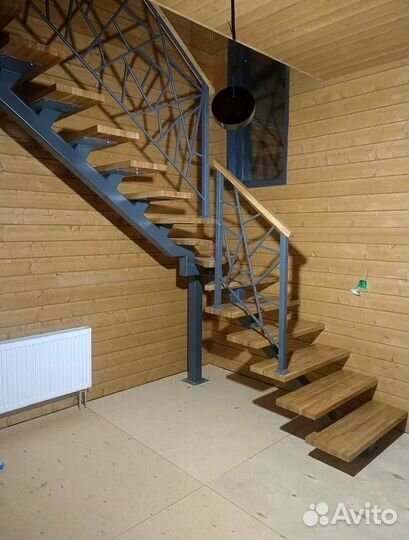 Лестницы на металлокаркасе