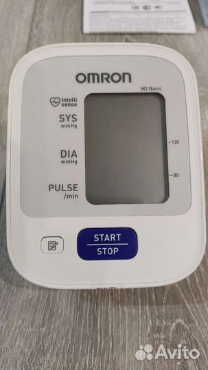 Тонометр Omron M2 Basic HEM 7121-ARU с адаптером