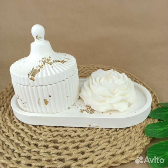 Подарочный набор со свечой