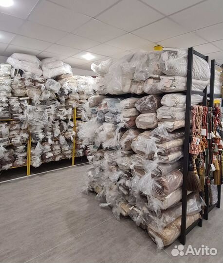 Ткани для штор, тюль, портьеры, кисти со склада