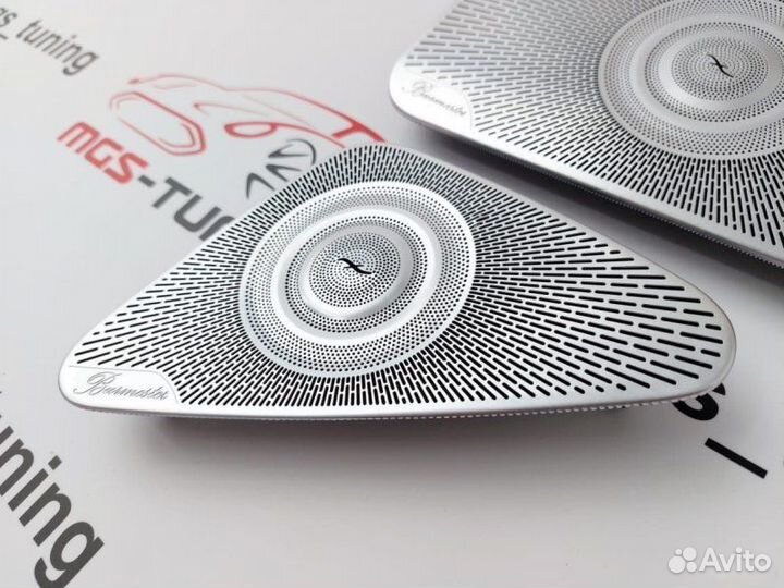 Сетки Burmester в двери с подсветкой S-Class W223