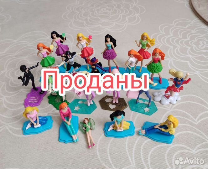 Игрушки из шоколадных яиц 2014-2020 гг