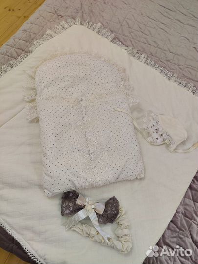 Зимний конверт на выписку