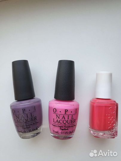 Лаки для ногтей набором (цена за 3 штуки)