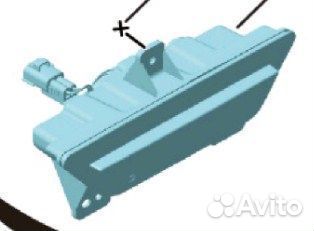 Фонарь заднего бампера центральный Livan X3 Pro