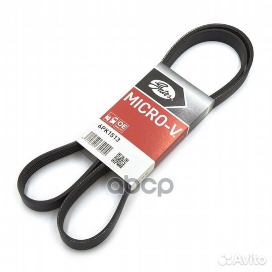 Ремень поликлиновой 6PK1513 Gates