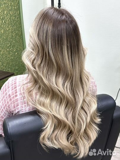 Модель на сложное окрашивание волос