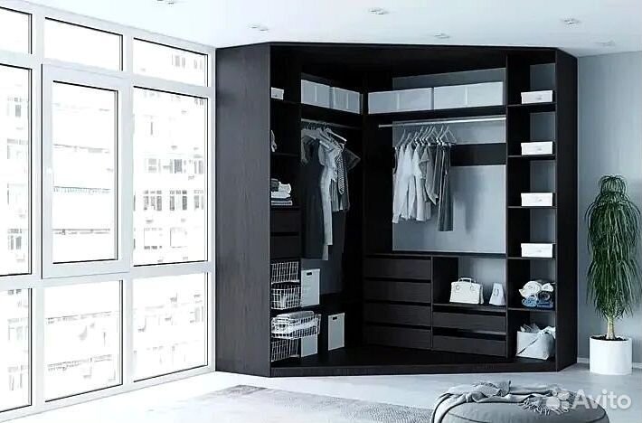Гардеробная система хранения под ключ