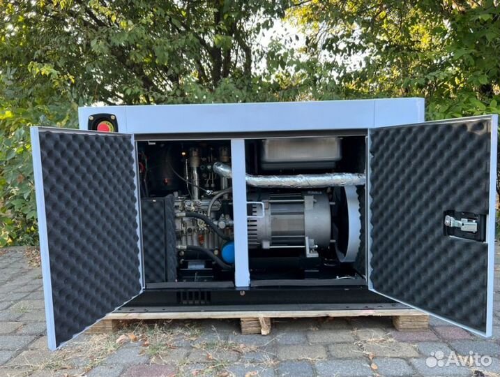 Дизельный генератор 15 кВт G-power трехфазный с по